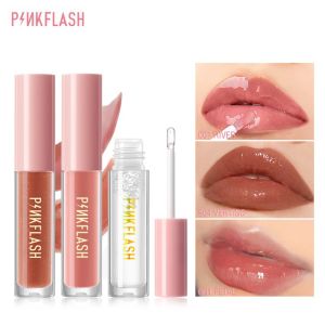 Pinks Pinkflash #OhMyGloss Moisturizing High Shine & Shimmer Glossy Long-lasting Not Dry Plumping Lip Gloss Beauty Lip Makeup Lipstik Gloss Lip Care