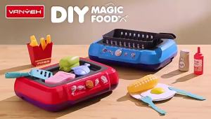 DIY Kitchen Cooking Toy Set with 20pcs Multi-functional Induction Childrens Play House Food Toys for Parent-child Funny Gifts2026