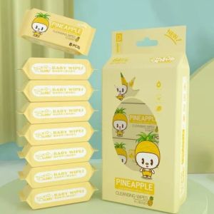 Bayar Di Tempat - Tisu Basah Mini / Tisu Basah Karakter Lucu / Tisu Basah / Wet Tissue Serbaguna