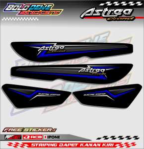 STRIPING VARIASI HONDA ASTREA GRAND / STICKER LIST MOTOR HONDA ASTREA GRAND