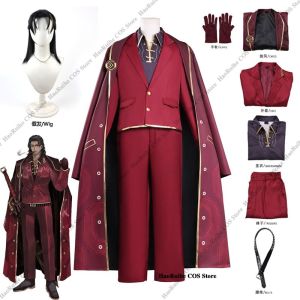 Hot Limbus Company Lei Heng Cosplay Costume Wig Hat Gloves Anime Character Outfit Halloween Party Carnival Christmas Men Cosplay h2610