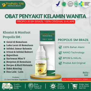Obat Alami Untuk Jerawat di Vagina Benjolan Bernanah di Dekat Kemaluan Wanita Folikulitis di Rambut Kemaluan Wanita Obat Jerawat Gatal & Nyeri di Area Vagina Salep Bisul Vagina Obat Sariawan di Vagina Obat Gatal Infeksi Jamur di Vagina - Propolis SM