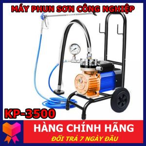 Máy Phun Sơn Công Nghiệp KP-3500 (3500W) - Phun Sơn Đều Độ Bám Dính Tốt - Bảo Hành Chính Hãng 6 Tháng