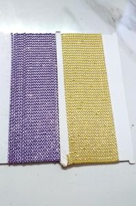 Dây viền đá trang trí may lên áo . giá 1 mét