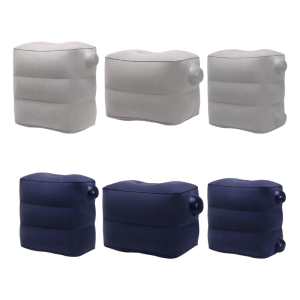 Push-up Inflatable Foot Rest Pillow Foot Rest Recliner Cushion for Muscle Soreness Relief in Travel or Office