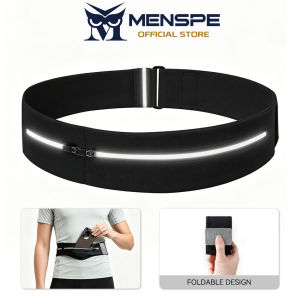 MENSPE Sports Waist Pack Multi Functional Waist Belts Lightweight Seamless Waterproof And Reflective Running Pouch Mens And Womens Outdoor Waist Pack Belt Bag