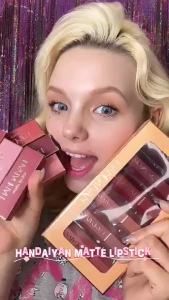 HANDAIYAN Matte Lipstick 6-Color Set Non-Sticky Formula 3.5g Long-Lasting Wear