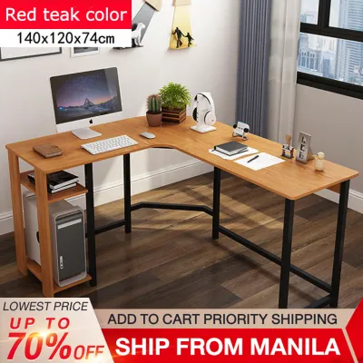 Baierdi L-shaped desk computer desk home office desk simple two person writing desk office desk computer desk desktop corner table furniture computer desk