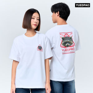 Yuedpao Street Collection 2025 ผ้าหนายับยากรีดง่าย เสื้อยืดทรงหลวม ดีไซน์คลาสสิค เสื้อยืดเปล่า โอเวอร์ไซส์