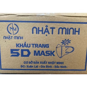 Thùng Khẩu Trang Y Tế Nhật Minh - 200 Chiếc - Có Tách Lẻ Tiện Lợi