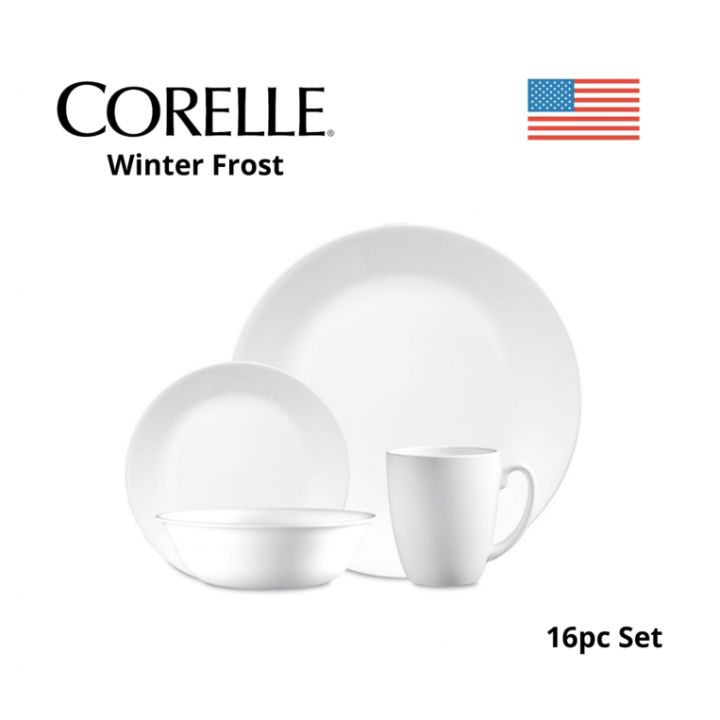 Corelle® Livingware Winter Frost White Dinnerware Set 16-Piece Set