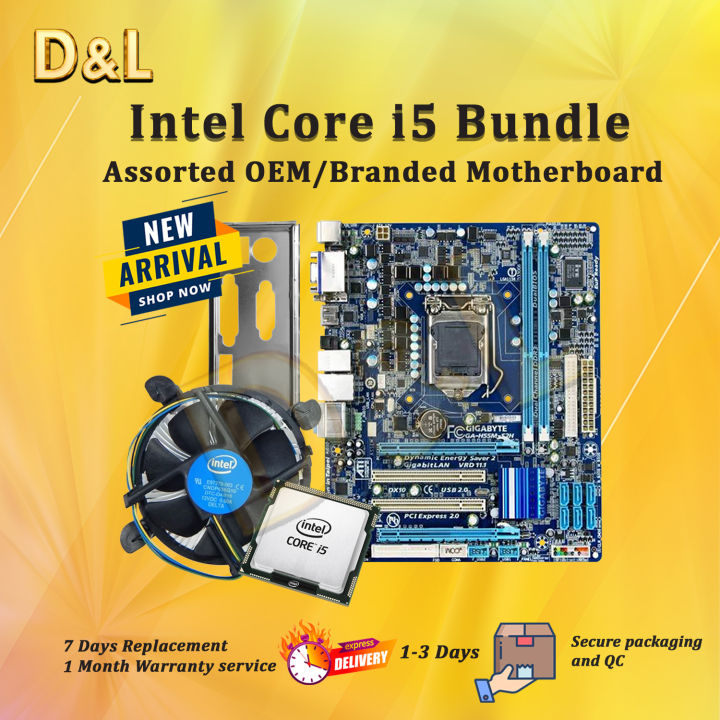 Gaming Bundle Package Intel i5 1st gen/ 6th Gen (motherboard/Heatsink ...