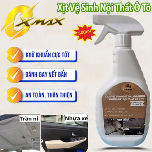 Xịt Vệ Sinh Nội Thất Xe Hơi CX-MAX 500ml - Làm Sạch Ghế Da Kính Ô Tô Khử Mùi Hiệu Quả Chính Hãng