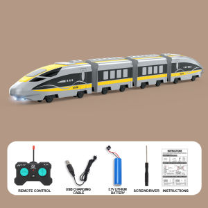 Remote Control Car Toys - Simulated high-speed train model Light & Sound Effects Ideal Birthday Christmas Gift for Kids Boys and Girls