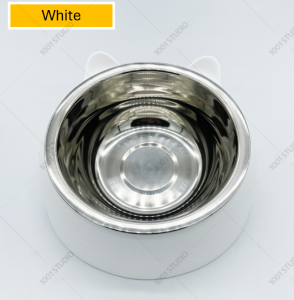 [SG STOCK] Stainless steel cat and dog bowl with ergonomic angled design for neck protection pet product ステンレス鋼 猫のボウル 犬用ボウル