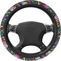 The Universal Elastic Steering Wheel Cover Ohio State is Heat-Resistant and Non-Slip Suitable for Most Vehicles. 