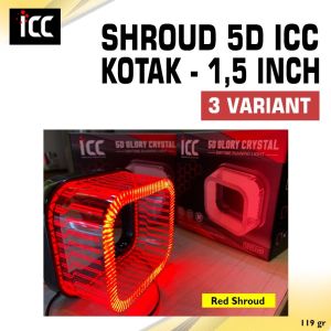 Shroud Kotak 1.5 Inch Samba Kristal 5D Merk ICC - Satuan