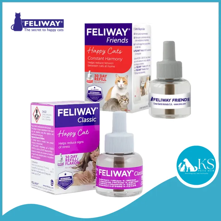 FELIWAY Classic Friends Diffuser Refills For Cats Lazada Singapore