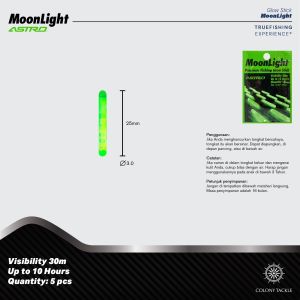 Starlet Starlite Pancing Penerang Moonlight Astro Isi 5 Pcs Glow Stik Visibility 30 M Up To 10 Hours
