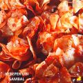 Kerepek Ubi Pedas Basah 200g / Tapioca Chips Flavour Syrup Sambal Chili 200g -SIGNATURE DELIGHT. 