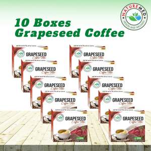 GrapeSeed Coffee Mix with Chia Seeds | 10 Boxes