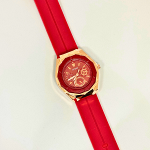 Jam Tangan Kasual Wanita Analoq Terbaru Strap Rubber Elastis Elegan Fashion Terkini