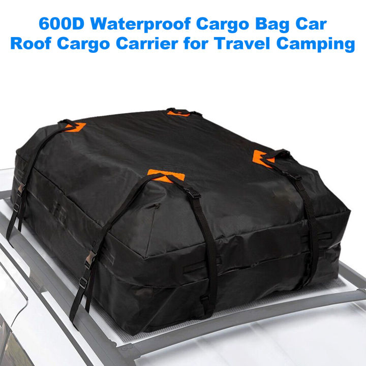 600D Waterproof Cargo Bag Car Roof Cargo Carrier Universal Luggage
