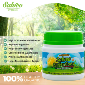 SALVEO Barley Grass Powder Juice: Essential Nutrients & Organic Wellness