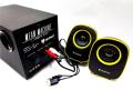 ลำโพงคอมพิวเตอร์  NUBWO USB Speaker 2.1 Mean Machine NS-030 ลำโพง. 