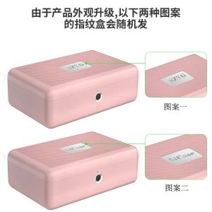 Szyg Fingerprint Storage Privacy Key Document Seal Jewelry desktop safe Storage case Expensive Product Lock Password Gift password case