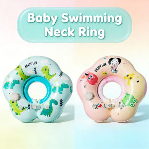 0-16 Months Baby Swimming Neck Ring Inflatable Float Infant Toddler Bathing Floater Safety