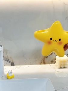 Creative Holder Star Shape Waterproof Electric Toothbrush Stand Space Saving Toothpaste Storage Rack