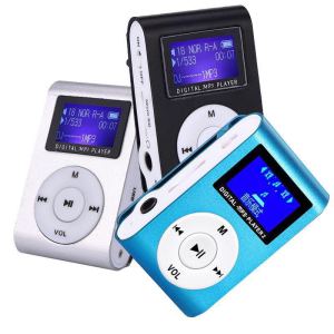 Pod MP3 Player TF Card dengan Klip & Layar LCD ZUCZUG - OMPL04BK