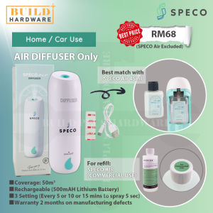 SPECO AIR 45ml/200ml Breathe Clean Sanitiser Disinfectant Home Use / Commercial Use / Air Dispenser Smart Diffuser Dispenser