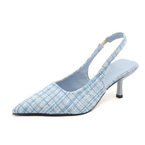 [Free Shipping] High-Heeled Closed-Toe WomenS Shoes With Thin Heels Fashionable Simple Elegant And Stylish WomenS Sandals
