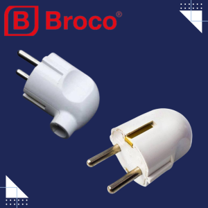 Steker L Arde Broco Colokan Bengkok L New Gee Putih 13312