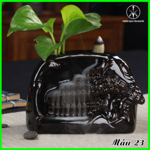 Thác khói trầm hương Tân Nguyên thác khói trầm trầm hương xông nhà được làm từ gốm sứ cao cấp giá rẻ