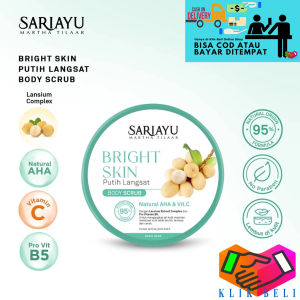 Klik-Beli Sariayu Bright Skin Putih Langsat Body Scrub 175gr