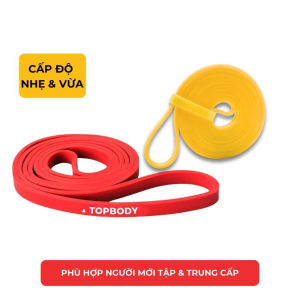 Dây kháng lực Power Band đa năng hõ trợ các bài tập toàn thân chính hãng TOPBODY - T3 - DKHAL01