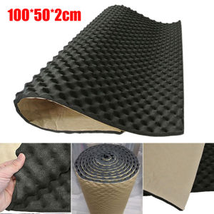LF【Free Ship】1/2pcs Car Sound Deadener Mat Insulation Acoustic Dampening Foam Subwoofer Mat autos Accessories