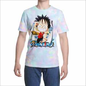 Kaos 3D 3 Dimensi Luffy ON Piece Premium Bangkok Thailand