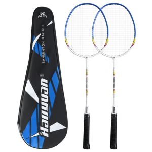 🏠💥Badminton Rackets Set 2 Player Badminton Racquets for Beginner Adults Professional Lightweight Badminton Equipment