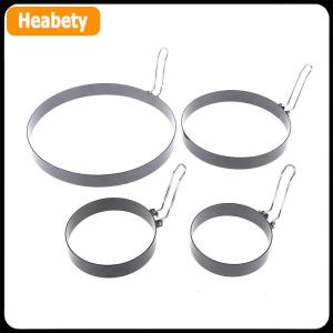 【2-3 ngày giao hàng】 Khuôn làm bánh kếp 9 10 15 20 cm khuôn chiên trứng bằng kim loại khuôn chống dính dùng để nấu trứng