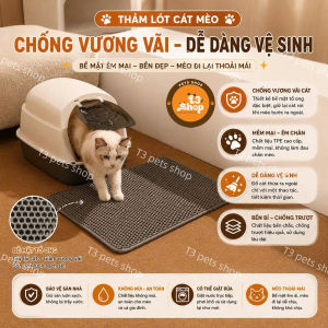 thảm lót chống cát văng dành cho mèo - T3 PETS SHOP