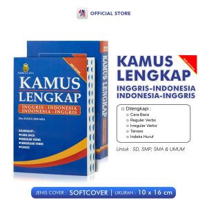 Kamus Bahasa Inggris : Kamus Lengkap Inggris Indonesia Indonesia Inggris New Edition Pustaka Baru Press / Mahkota Kita - MK