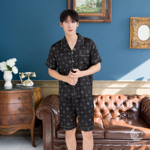 ชุดนอนผู้ชาย LovelyNight แขนสั้น-ขาสั้น Elegant A50