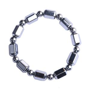 Terahertz đá vòng tay co giãn cho Nam Nữ tinh thể tự nhiên dây đeo cổ tay thúc đẩy thư giãn tay thoải mái