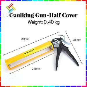 Silicone Caulking Gun All/Half Cover For Pressing Inject Silicone Sealant