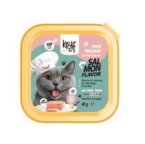 KEYF Soft Paté Mousse 100g Cat Food Chicken Salmon Tuna Beef and More