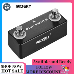 【ON STOCK】MOSKYAudio DUAL SWITCH Dual Footswitch Foot Switch Pedal Full Metal Shell